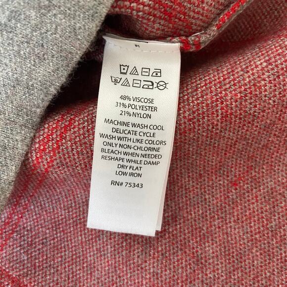 Tahari Windowpane Sweater - Picture 3 of 7